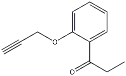 1-[2-(prop-2-ynyloxy)phenyl]propan-1-one Struktur