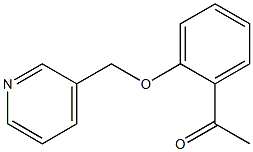 1-[2-(pyridin-3-ylmethoxy)phenyl]ethanone 结构式