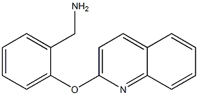 1-[2-(quinolin-2-yloxy)phenyl]methanamine,,结构式
