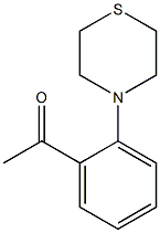 1-[2-(thiomorpholin-4-yl)phenyl]ethan-1-one Structure