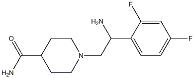 1-[2-amino-2-(2,4-difluorophenyl)ethyl]piperidine-4-carboxamide