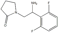 1-[2-amino-2-(2,6-difluorophenyl)ethyl]pyrrolidin-2-one Structure