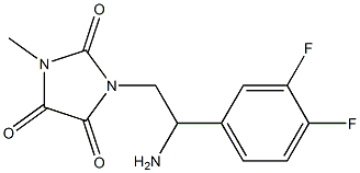 1-[2-amino-2-(3,4-difluorophenyl)ethyl]-3-methylimidazolidine-2,4,5-trione