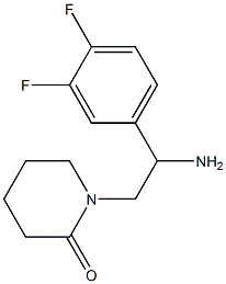 1-[2-amino-2-(3,4-difluorophenyl)ethyl]piperidin-2-one|