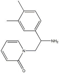 1-[2-amino-2-(3,4-dimethylphenyl)ethyl]-1,2-dihydropyridin-2-one|