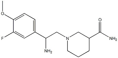 1-[2-amino-2-(3-fluoro-4-methoxyphenyl)ethyl]piperidine-3-carboxamide