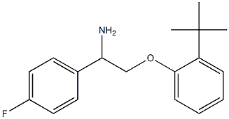  1-[2-amino-2-(4-fluorophenyl)ethoxy]-2-tert-butylbenzene