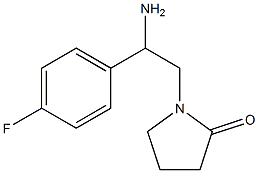 1-[2-amino-2-(4-fluorophenyl)ethyl]pyrrolidin-2-one