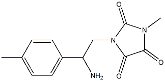 1-[2-amino-2-(4-methylphenyl)ethyl]-3-methylimidazolidine-2,4,5-trione