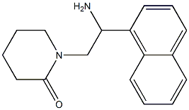  1-[2-amino-2-(naphthalen-1-yl)ethyl]piperidin-2-one