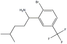 1-[2-bromo-5-(trifluoromethyl)phenyl]-4-methylpentan-1-amine
