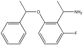 1-[2-fluoro-6-(1-phenylethoxy)phenyl]ethan-1-amine