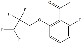 1-[2-fluoro-6-(2,2,3,3-tetrafluoropropoxy)phenyl]ethan-1-one