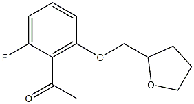 1-[2-fluoro-6-(oxolan-2-ylmethoxy)phenyl]ethan-1-one|