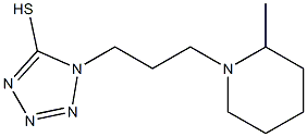 1-[3-(2-methylpiperidin-1-yl)propyl]-1H-1,2,3,4-tetrazole-5-thiol 化学構造式