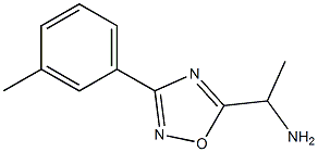 1-[3-(3-methylphenyl)-1,2,4-oxadiazol-5-yl]ethan-1-amine