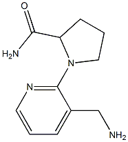 1-[3-(aminomethyl)pyridin-2-yl]pyrrolidine-2-carboxamide