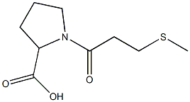 1-[3-(methylsulfanyl)propanoyl]pyrrolidine-2-carboxylic acid