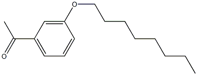 1-[3-(octyloxy)phenyl]ethan-1-one Structure
