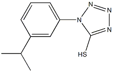 1-[3-(propan-2-yl)phenyl]-1H-1,2,3,4-tetrazole-5-thiol Structure