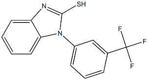 1-[3-(trifluoromethyl)phenyl]-1H-1,3-benzodiazole-2-thiol Structure