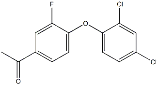 1-[4-(2,4-dichlorophenoxy)-3-fluorophenyl]ethan-1-one