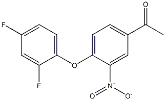 1-[4-(2,4-difluorophenoxy)-3-nitrophenyl]ethan-1-one