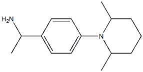  1-[4-(2,6-dimethylpiperidin-1-yl)phenyl]ethan-1-amine