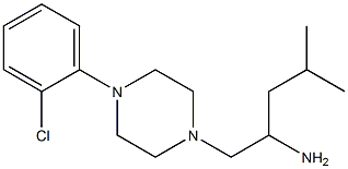 1-[4-(2-chlorophenyl)piperazin-1-yl]-4-methylpentan-2-amine