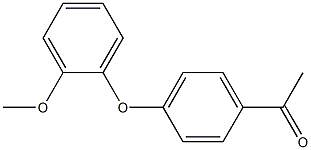 1-[4-(2-methoxyphenoxy)phenyl]ethan-1-one 结构式