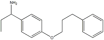 1-[4-(3-phenylpropoxy)phenyl]propan-1-amine Struktur