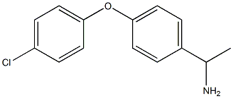 1-[4-(4-chlorophenoxy)phenyl]ethan-1-amine Structure