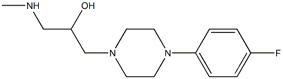 1-[4-(4-fluorophenyl)piperazin-1-yl]-3-(methylamino)propan-2-ol