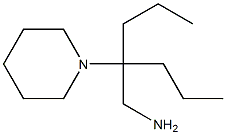 1-[4-(aminomethyl)heptan-4-yl]piperidine 化学構造式