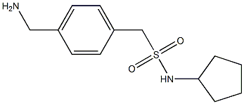 1-[4-(aminomethyl)phenyl]-N-cyclopentylmethanesulfonamide