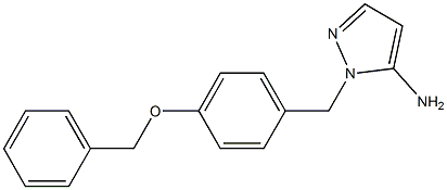  1-[4-(benzyloxy)benzyl]-1H-pyrazol-5-amine