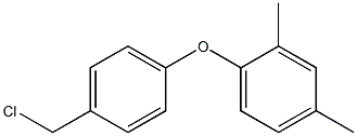 1-[4-(chloromethyl)phenoxy]-2,4-dimethylbenzene 结构式