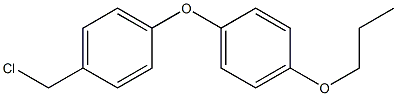 1-[4-(chloromethyl)phenoxy]-4-propoxybenzene Structure