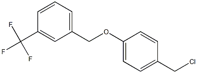 1-[4-(chloromethyl)phenoxymethyl]-3-(trifluoromethyl)benzene|