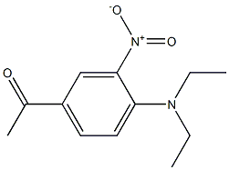 1-[4-(diethylamino)-3-nitrophenyl]ethan-1-one,,结构式