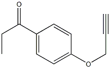 1-[4-(prop-2-ynyloxy)phenyl]propan-1-one Struktur