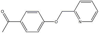 1-[4-(pyridin-2-ylmethoxy)phenyl]ethanone