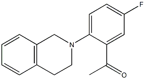 1-[5-fluoro-2-(1,2,3,4-tetrahydroisoquinolin-2-yl)phenyl]ethan-1-one