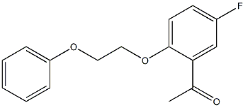 1-[5-fluoro-2-(2-phenoxyethoxy)phenyl]ethan-1-one