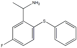 1-[5-fluoro-2-(phenylsulfanyl)phenyl]ethan-1-amine