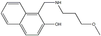 1-{[(3-methoxypropyl)amino]methyl}naphthalen-2-ol