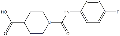  1-{[(4-fluorophenyl)amino]carbonyl}piperidine-4-carboxylic acid