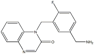 1-{[5-(aminomethyl)-2-fluorophenyl]methyl}-1,2-dihydroquinoxalin-2-one|