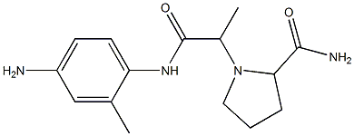 1-{1-[(4-amino-2-methylphenyl)carbamoyl]ethyl}pyrrolidine-2-carboxamide