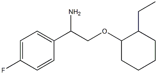 1-{1-amino-2-[(2-ethylcyclohexyl)oxy]ethyl}-4-fluorobenzene Structure